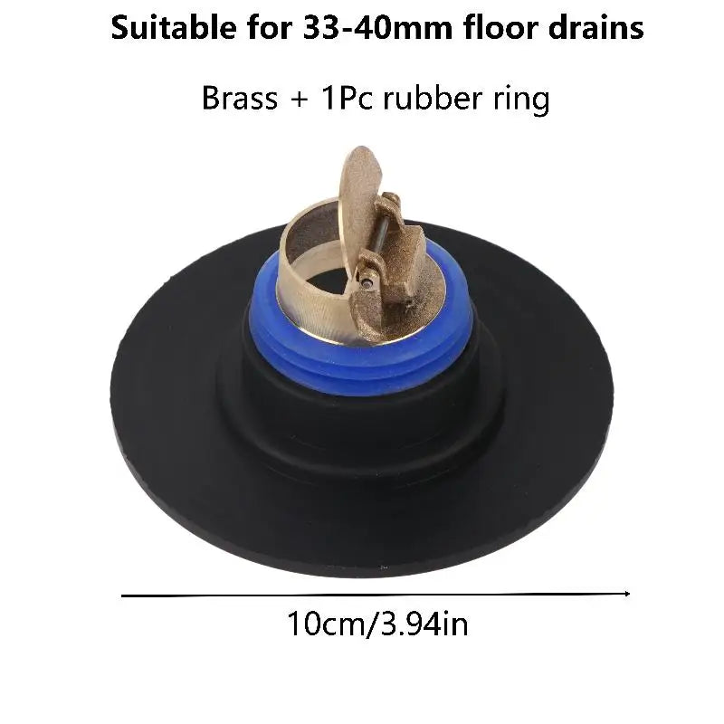 Universal Toilet Floor Drain Backflow Preventer Core Anti Odor Seal Qme A2