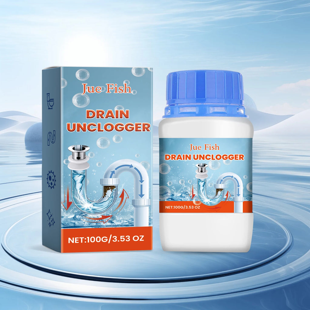 Drain cleaner; toilet sink kitchen bathroom drain pipe clog stain deodorization quick unclogging cleaning decontamination Qme