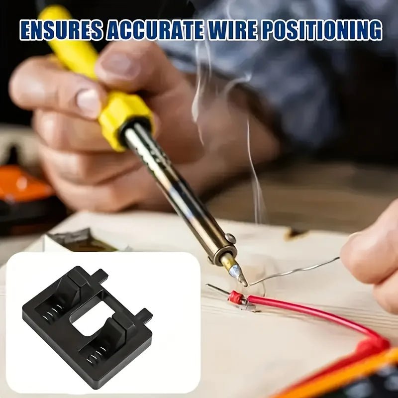 1Pc professional wire welding fixture with spring clip design - adjustable mini welding station for quick tightening and release Qme