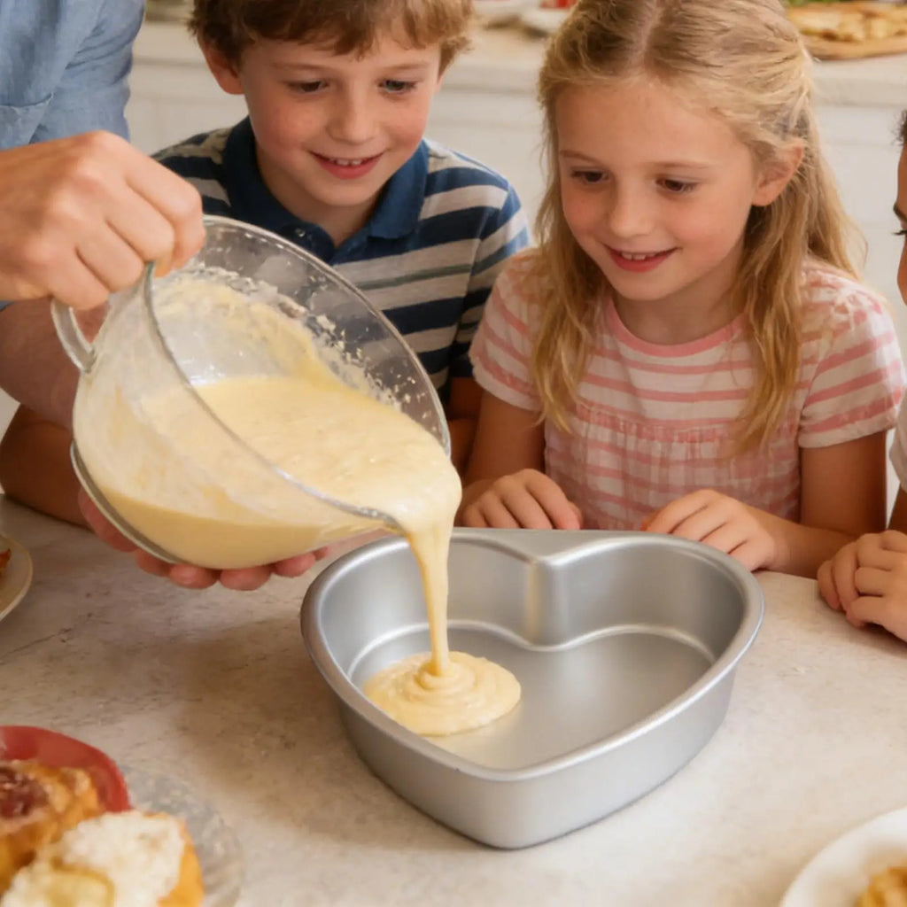 Baking Pan Heart Easy Release Kitchen Tools Loaf Baking Pans Cake Mold for Cheesecake Muffin Dessert Valentines Wedding Birthday Qme