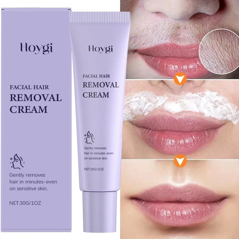 3 Minutes Fast Hair Removal Cream Painless Hair Growth Inhibitor Lip Face Arm Armpit Leg Permanent Depilatory for Men Women Care Qme