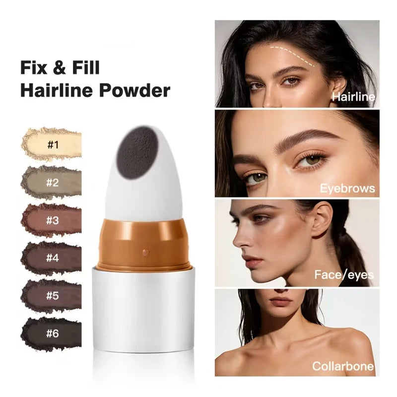 Hairline Powder Stick Waterproof Hair Root Touch Up Cover Gray Shadow Qme