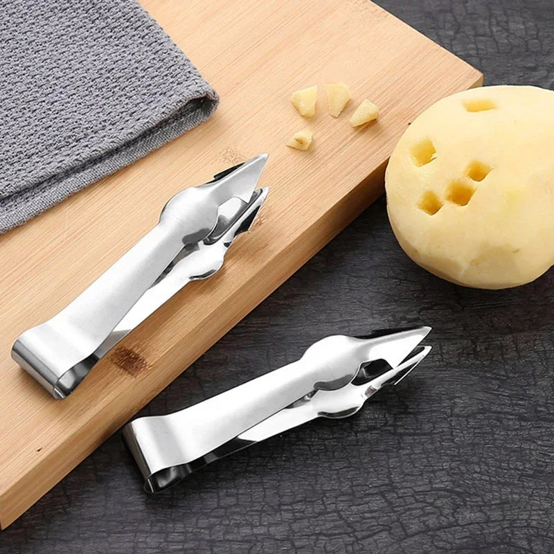 Stainless Steel Pineapple Slicer Corers Cutter Strawberry Huller Fruit Peeler Potato Tomato Corer Clips Kitchen Knife Gadgets Qme