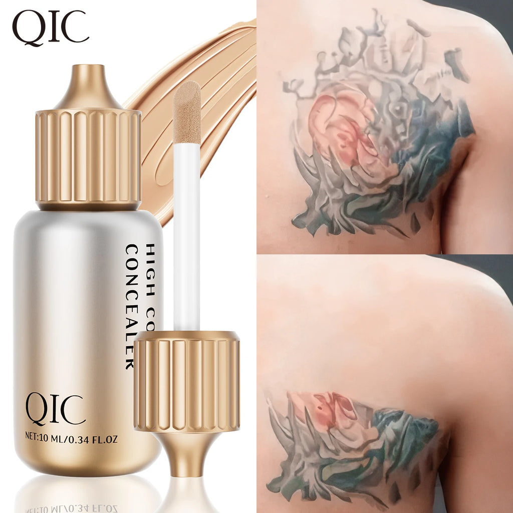 QIC Liquid Concealer Matte High Coverage Waterproof Oil Control Moisturizing Long Lasting Concealer Professional Face Makeup Qme