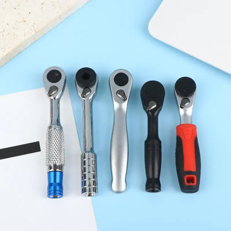 Mini Ratchet Wrench Magnetic Reversible Household Tool 72-tooth Qme