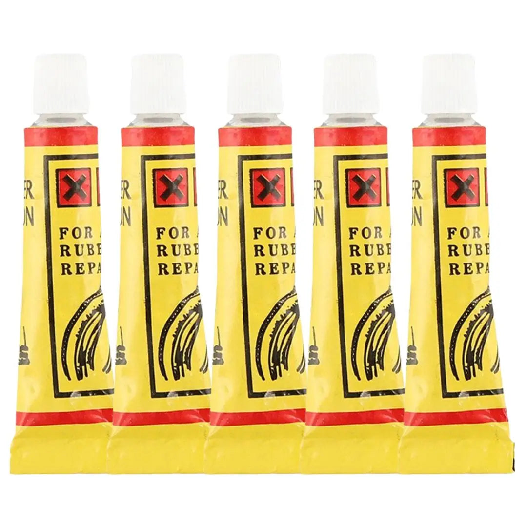 Black Tyre Repair Instant Liquid Strong Rubber Glue Wear-resistant Qme 5pcs