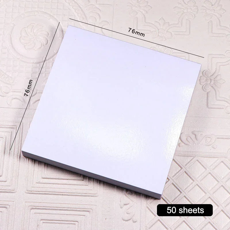 50pcs Disposable Tinting Glue Paper Tearable Nail Toning Palettes Nail Polish Color Mixing Tray Waterproof Paper Display Board Qme Medium-76mm x 76mm
