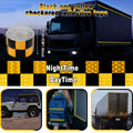  Reflective Sticker Car Safety Warning Tape for Bicycle Scooter Truck - Decorative Warning Marking Tools Qme Black and yellow 5m 5cm