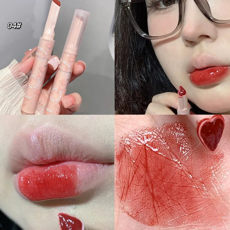 Gege Bear Flower Language Honey Heart Lipstick Love Shiny Qme GX1030-04