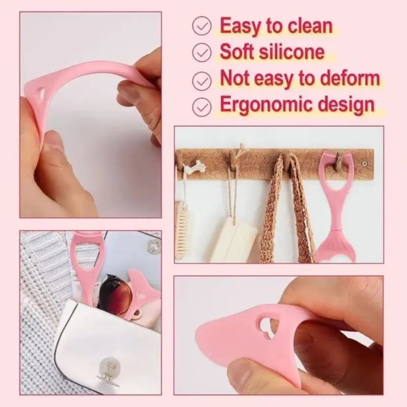 Winged Eyeliner Stencil Mascara Shield Applicator Resusable Silicone Qme