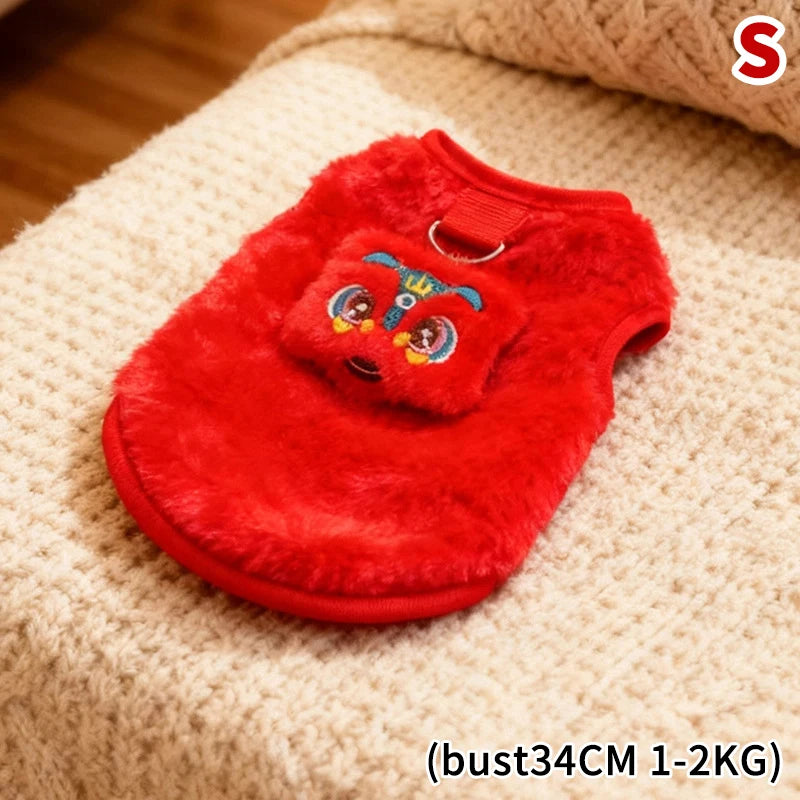 Anti-shedding Pet Sweater Coat Cats Dogs Comfortable Vests Small Qme D S
