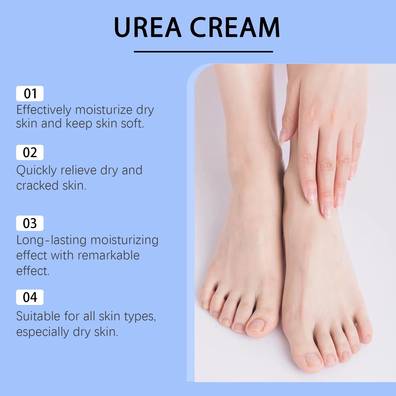 60 Urea Foot Cream Anti Drying Cracked Heel Repair Stick Moisturizing Qme