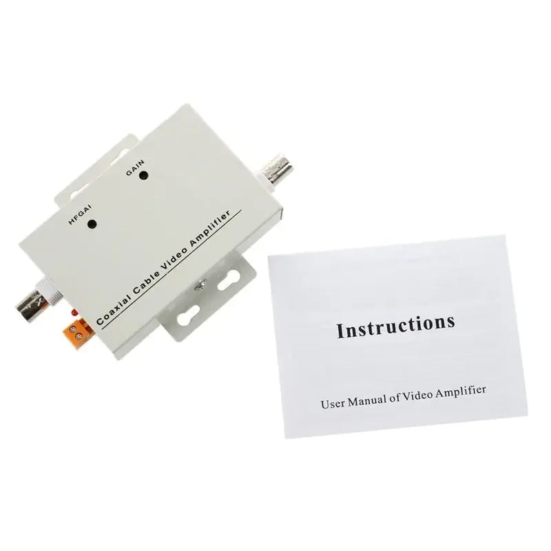 ESCAM BNC Coaxial CCTV Video Balun Amplifier for Camera Qme