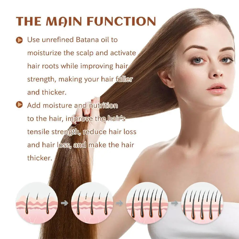 Batana Oil Conditioner Hair Growth Raw Pure Care Mask All Types Help Qme