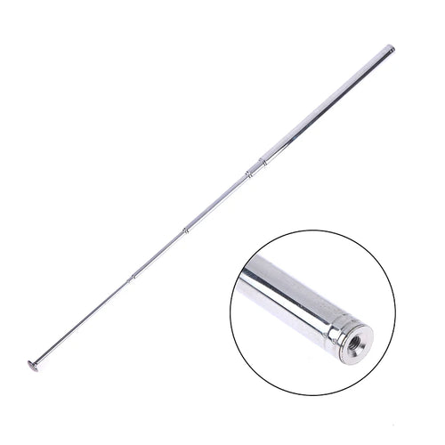 10 Section Stainless Steel Telescopic Antenna FM AM Aadio Qme