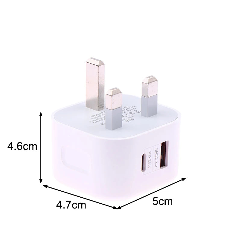 USB C Charger Laptop PPS Fast Charge Dual Port Charging European Qme
