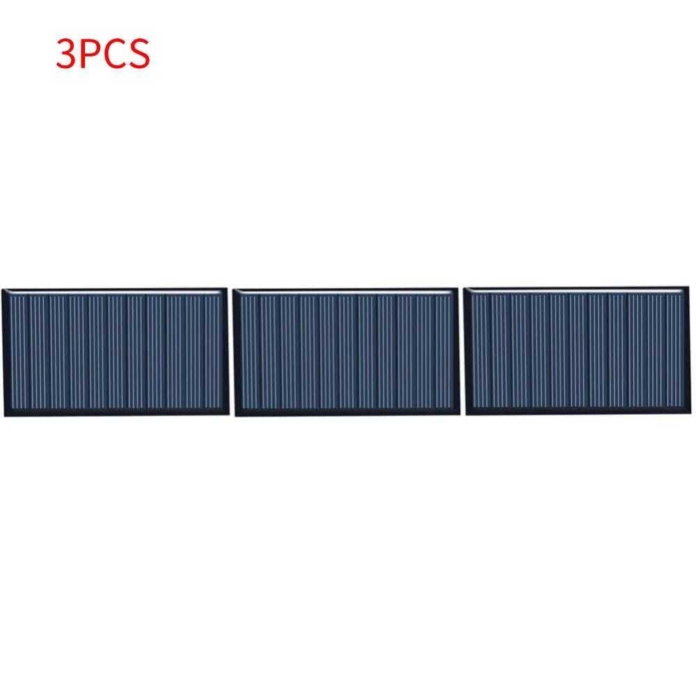 80x45mm 5V 75mA Zonnepaneel Drop Lijmraad DIY Zonne-Silicium Panelen Raad Polykristalline Tuin Licht Macht Accessoires Qme 3pcs
