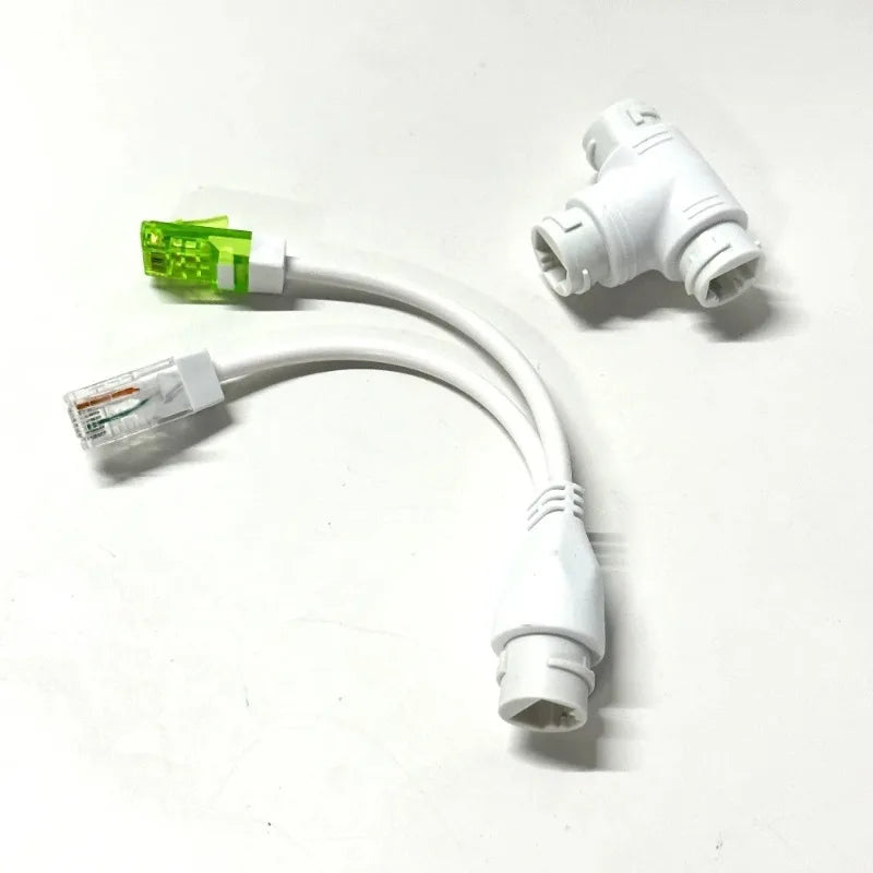 1PCS Standard POE Splitter Power Supply Module Power Separator Cable Combiner POE Splitter 1 to 2 POE Separation Qme