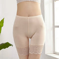 Women Big Safety Pants Soft Comfortable Modal Material Shorts Lace Qme skin 40-57kg