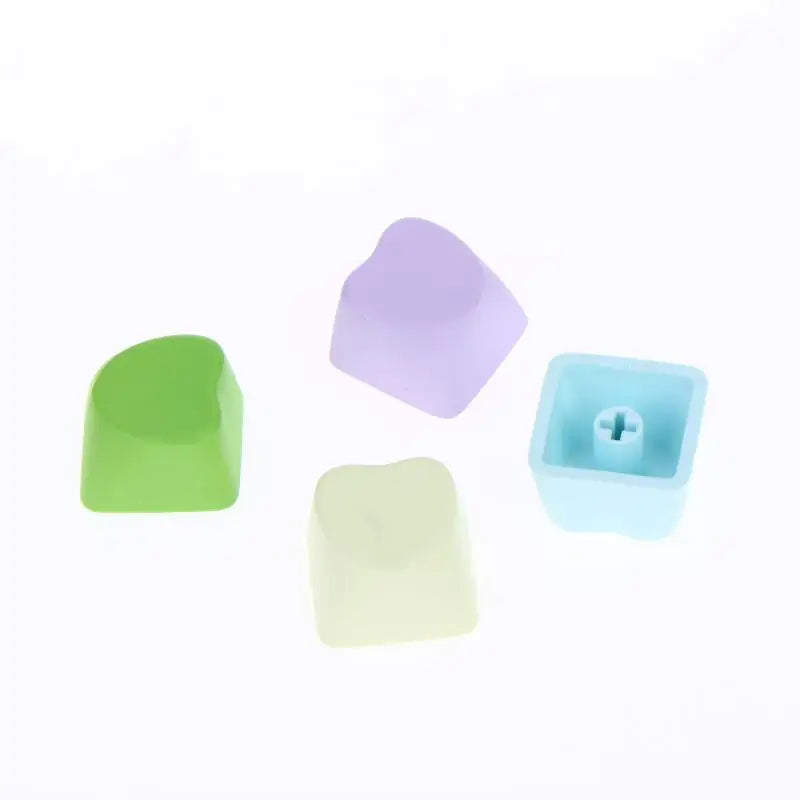 Blank No Engraved Cherry Keycaps Heart Shaped 1U PBT Thickened 10 DIY Qme