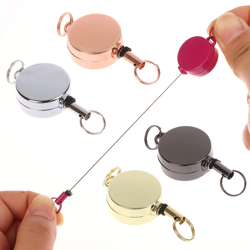 Stainless Steel Wire Rope Key Holder Outdoor Keychain Tools DIY Qme