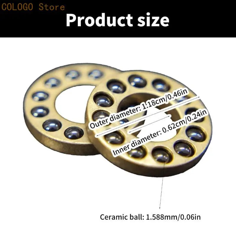 Lightweight Ceramic Balls Brass Frame Machined Fold Slicer Quick Open Qme