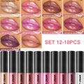 Buttery Lip Gloss Silky Moisturizing Hydrating Rendering Suitable Qme SET 12