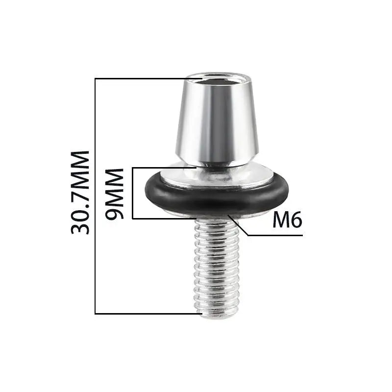 2 Bike Bolt Bicycle C V Brake Caliper Cable Bolts Adjusters M6 Qme 2Pcs
