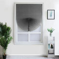 1Pc Shades Self-adhesive Half Windows Nonwoven Folding Curtain Bathroom Balcony Living Room Balcony Curtains Pleated Blinds Qme F 90X180cm