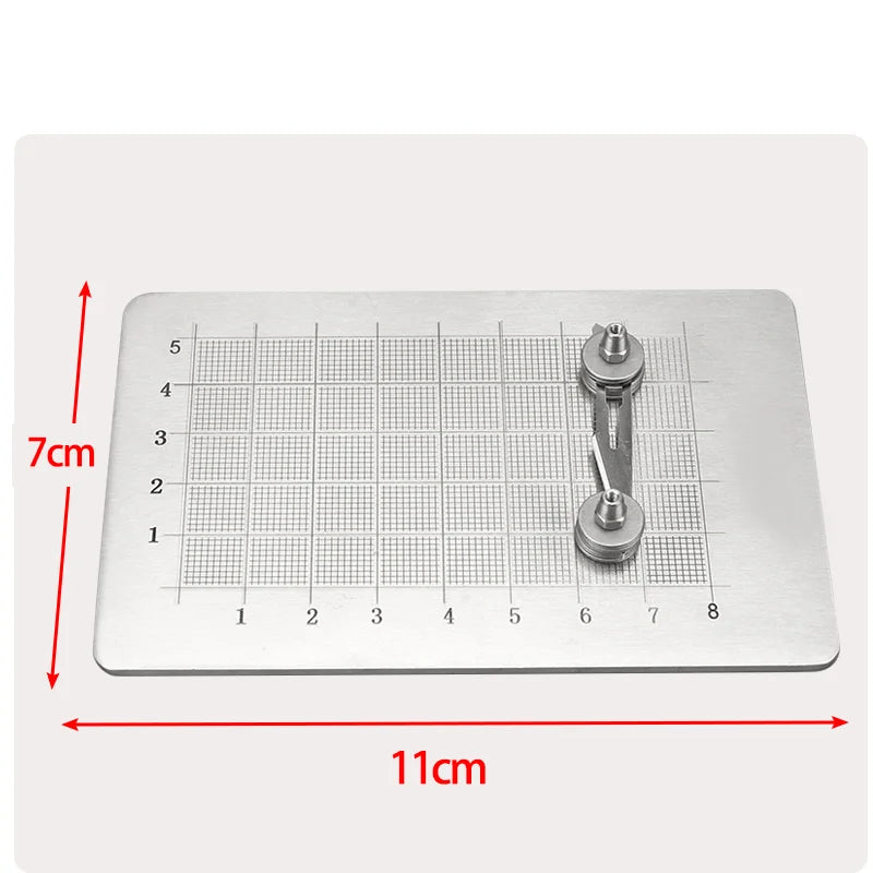Rhinoplasty Engraving Plate Rhinoprosthesis Measuring Instrument Qme d