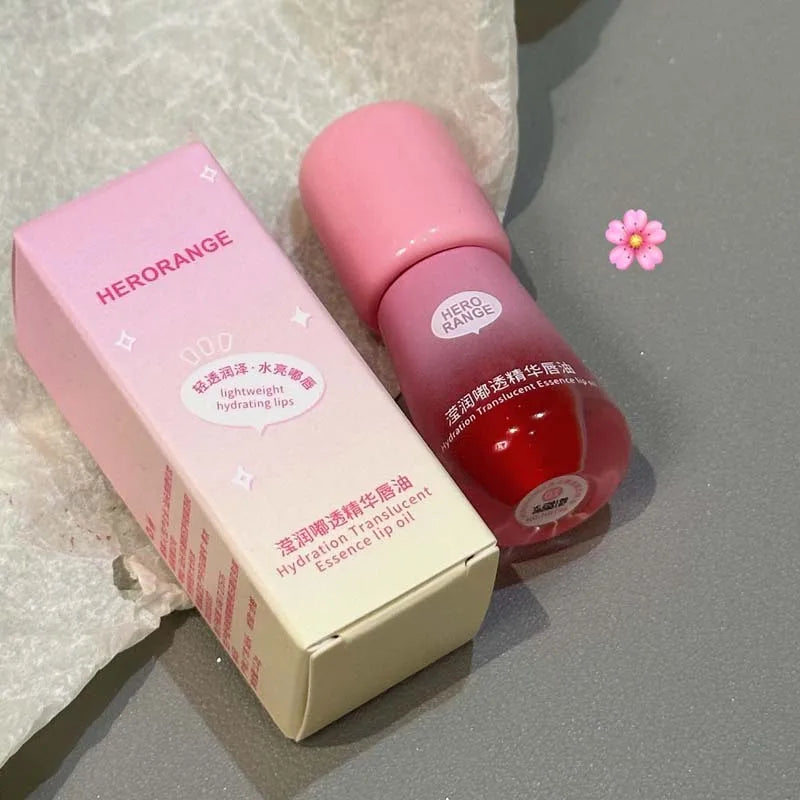 HERORANGE Moisturizing Lip Oil Mirror Gloss Improve Lines Remove Dead Qme
