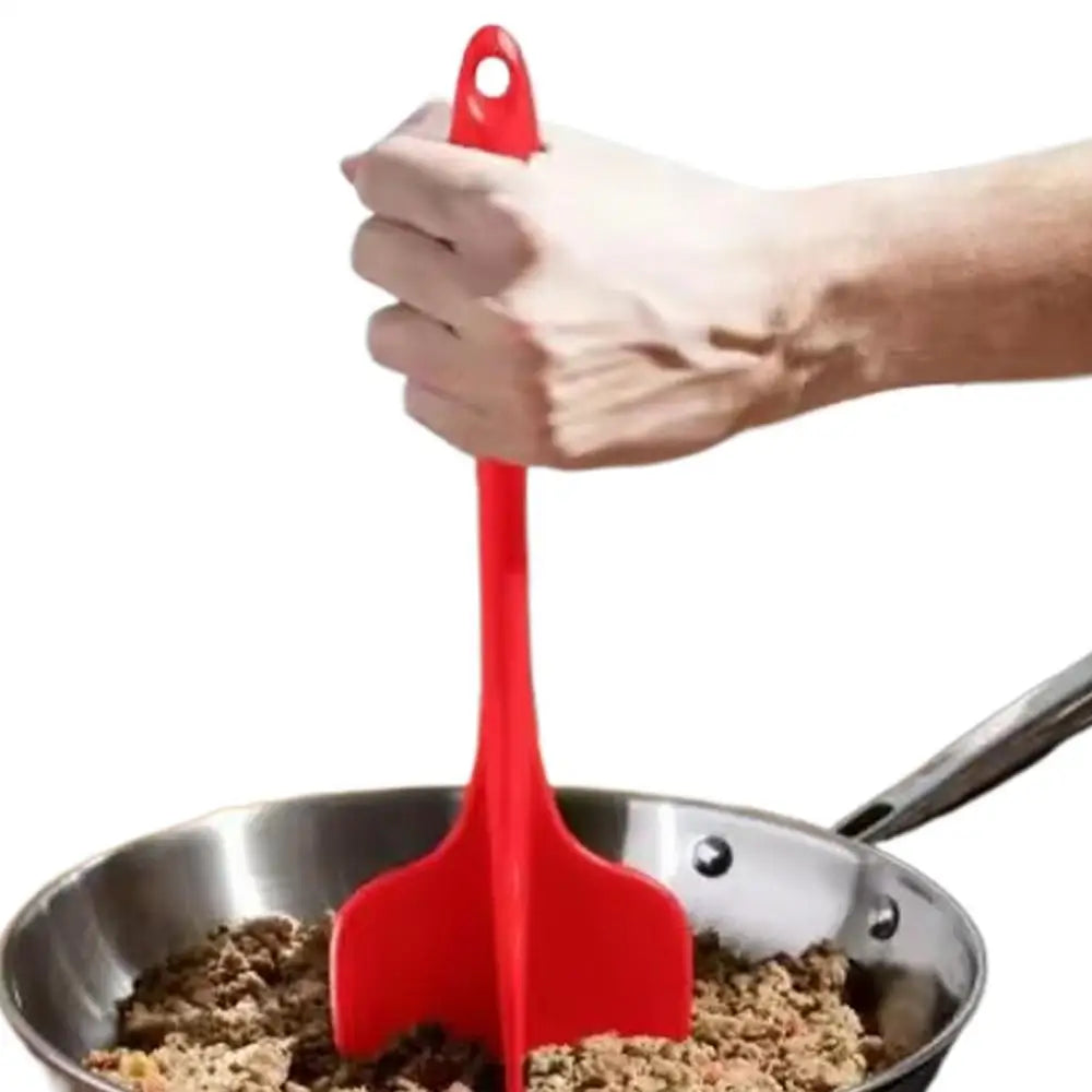 Meat Masher Kitchen Food Prep Gadget Ground Beef Chopper Potato Qme China Mainland Red