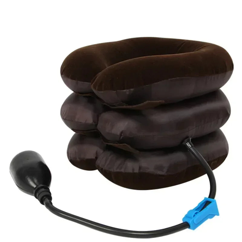 Inflatable Soft Air Neck Support Cushion Portable Comfort Protective Qme