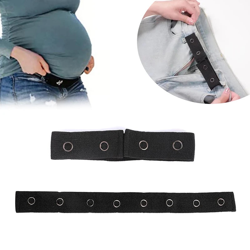 Belts Women Buckle-free Elastic Invisible Jeans Belt Without Buckle Qme