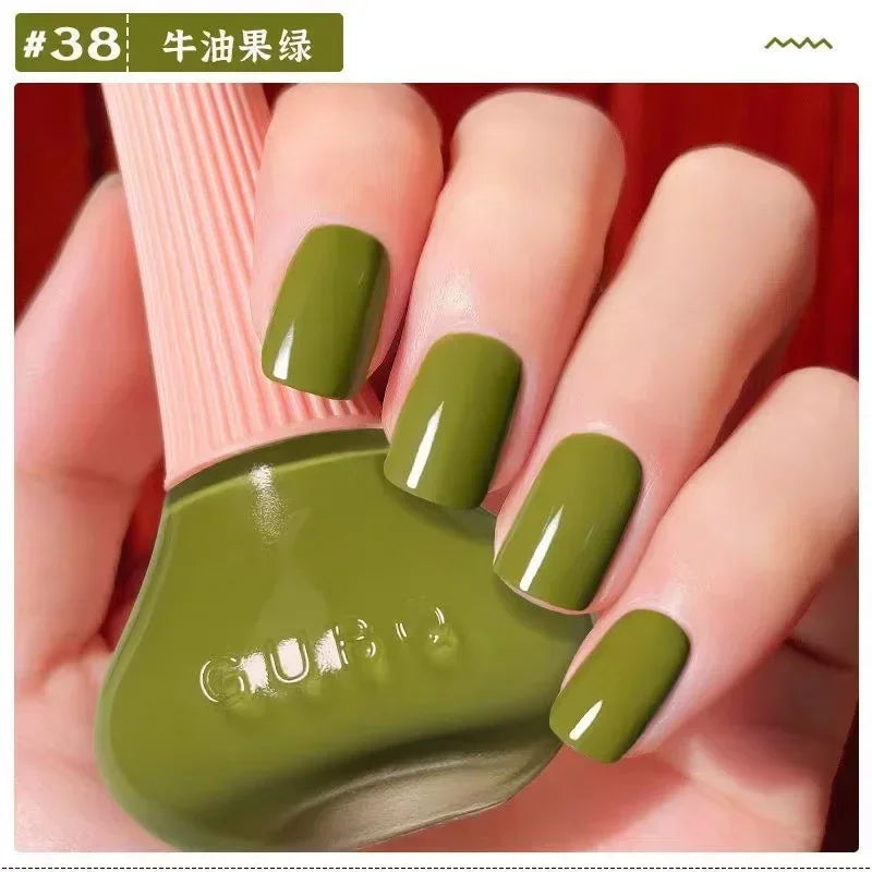 45 Colors Nail Polish Oil-based Nails No-bake Quick Dry Non-tear