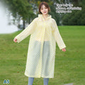 EVA Fashion Leopard Print Rain Poncho- Lightweight Packable Windproof Qme A5