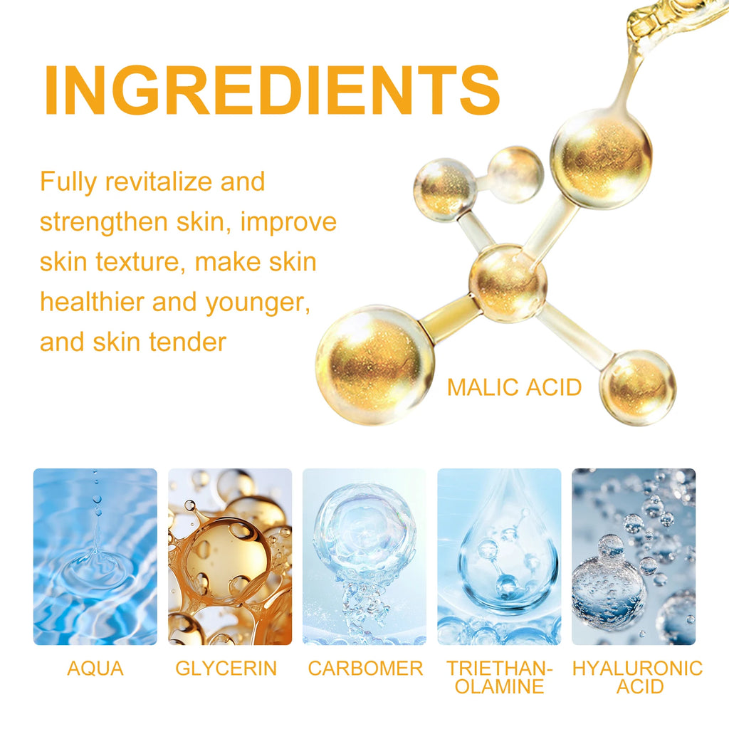AHA Body Serum Moisturizing Brightening Spots Eraser Corrector Shrink Pore Repair Lighten Body Face Skin Hydrating Face Serum Qme