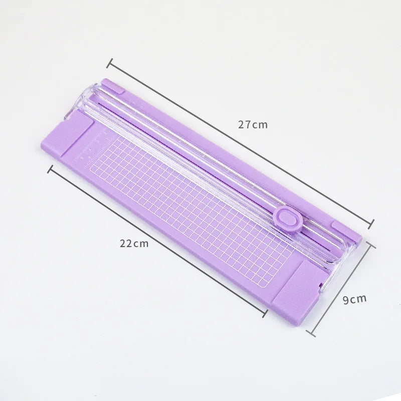 A4 Mini Paper Trimmer Paper Cutter Cutting Machine for Craft Paper Card Photo Laminated Paper Scrapbook Home Crafts Tools New Qme purple