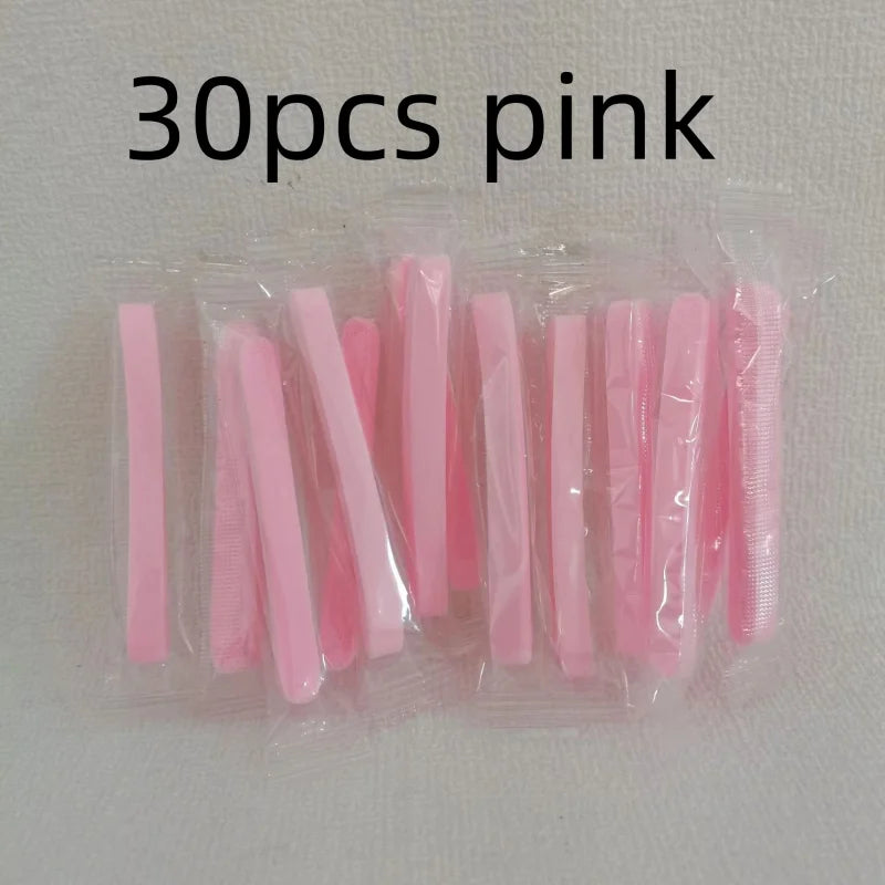 Compressed Face Wash Sponge Kit Ultra Soft Reusable Travel Friendly Perfect for Cleansing Makeup Removal Mask Application Qme 30pcs pink