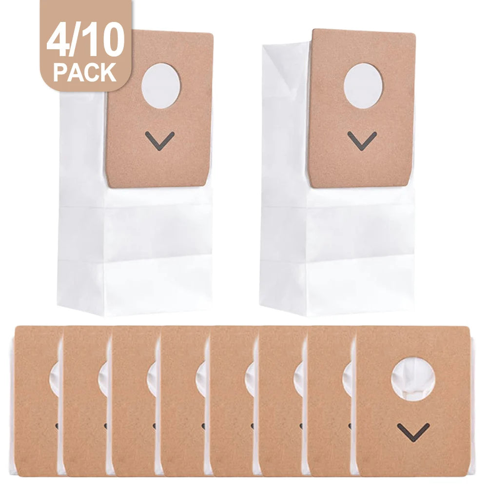 4/10Pack Dust Bags For Eureka Stylus For Elite NEC490BL Cordless Vacuum Cleaner 3L Large Capacity Replacement Dust Bag Qme