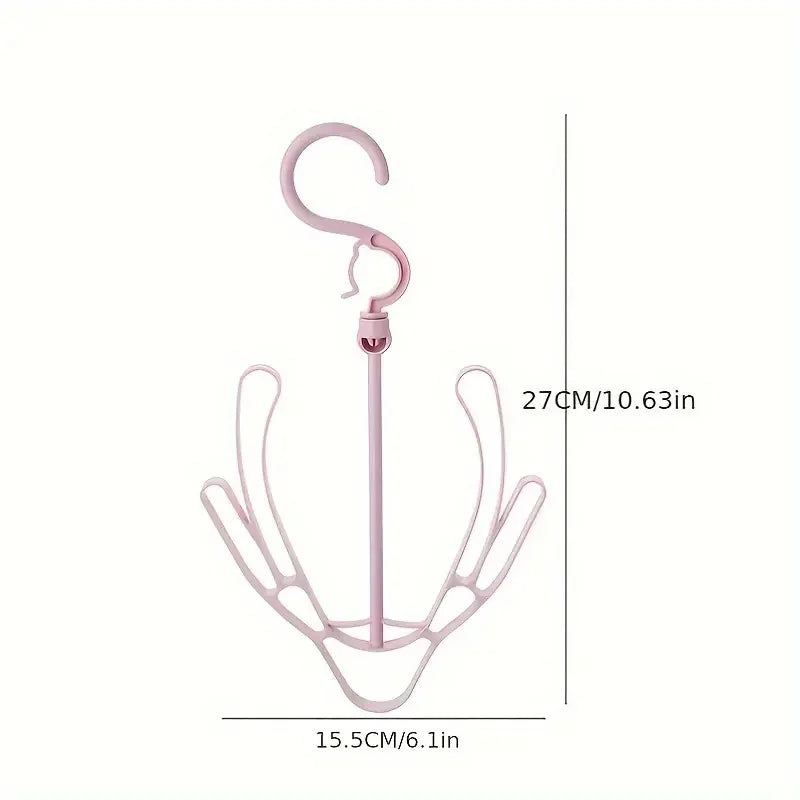 Shoe Drying Rack, Hook, Multi-Functional 360 Degree Rotation Balcony Shoe Drying Rack, Clothes Hanger Hook For Hanging Shoes Qme