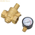 Versatile DN20 Brass Pressure Regulator Gauges Home Industrial Use Qme CN