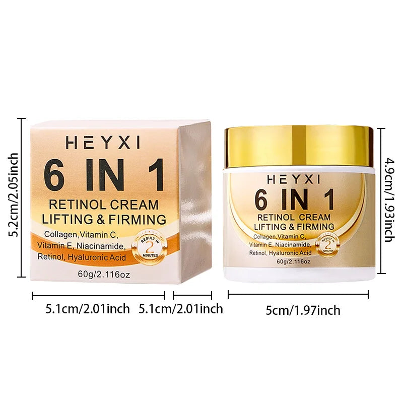 Retinol Face Cream Six One Can Tighten Moisturize Lock Water Long Qme