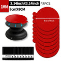 1/10pcs Round Heavy Duty Double Sided Foam Adhesive Tape Dots Automotive Mounting Stickers for Car Holder GPS Rear Camera Qme 8pcs-3.5cmX3.5cm 70MM