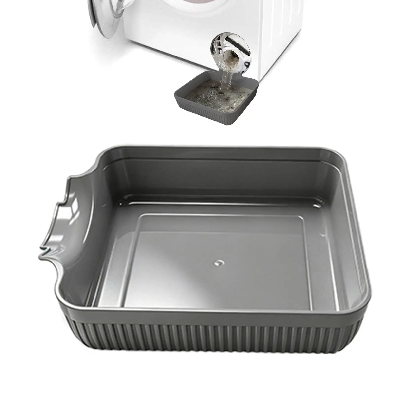 Washing Machine Drain Tray Front-mounted Universal Heavy Duty Guide Washing Machine Funnel for Washer Water Drip Replacement Qme