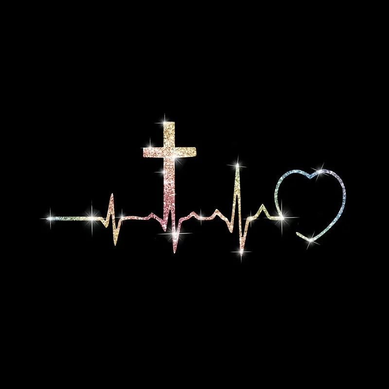 Reflective heart-shaped pattern stickers, suitable for use on cars, motorcycles, laptops, and glass decorations. Qme Colourful