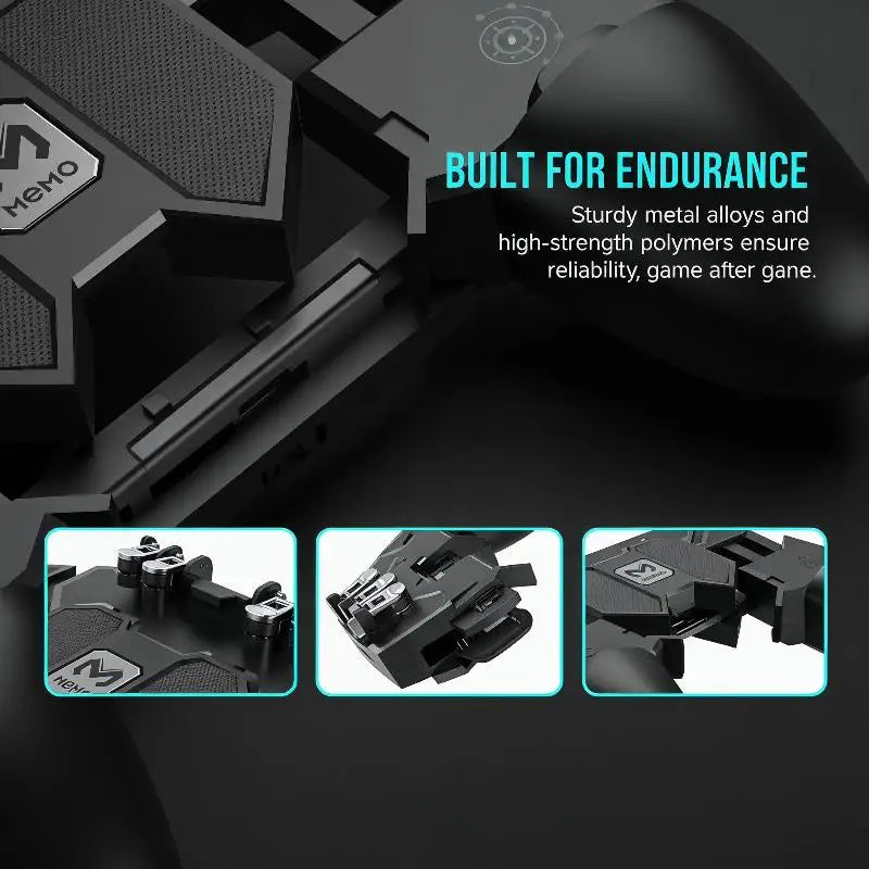 Enhanced Mobile Shooter Experience L1R1 Trigger Fire Button Handle Qme