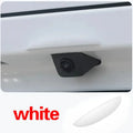 New Car Reverse Camera Silicone Rain Shade Cover Auto Rear Camera Rain Shield Cover Car Accessories Car Rear View Camera Shield Qme WHITE