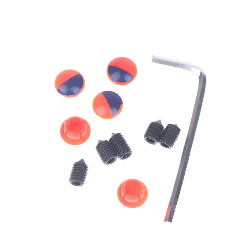 Faucet Handle Cold Water Sign Sink Hole Covers Caps Red Blue Label Qme