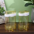 2 Parrot Canary Parakeet Cage Food Drinking Feeding Supplies Plastic Qme YL 4PCS